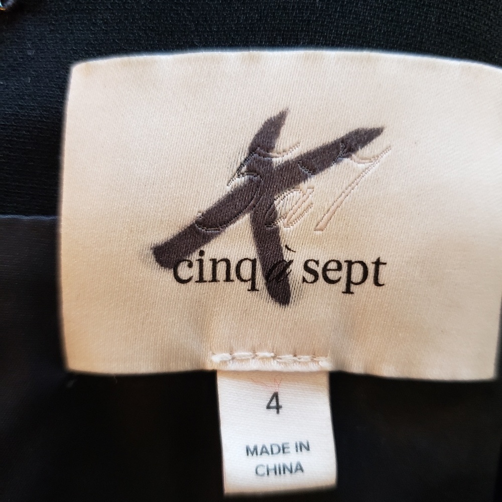 Cinq a Sept Josephine Embellished Crepe Mini Dress - Picture 5 of 6